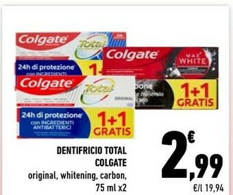 Conad Colgate Dentifricio Total offerta