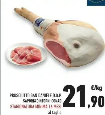 Conad Conad Prosciutto San Daniele offerta