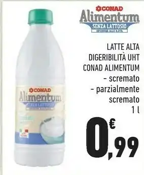Conad Latte-nat - Latte Parzialmenre Scremato UHT Alta Digeribilita 1000 G(ml) offerta