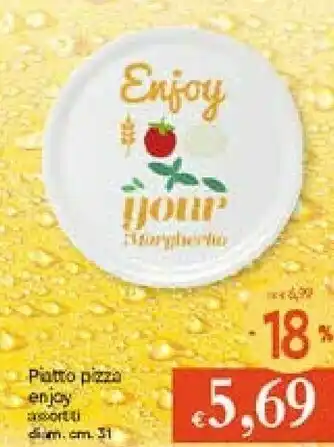 Galassia Piatto Pizza Enjoy offerta
