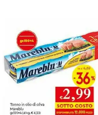 Galassia Mareblu - Tonno all'Olio d' Oliva offerta