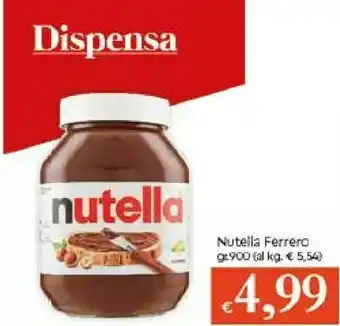 Galassia Ferrero Nutella offerta
