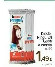 Carrefour Express Kinder Pinguì Cocco 120 G(ml) offerta