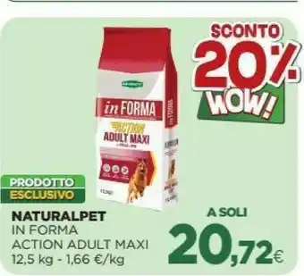 L´Isola dei Tesori Naturalpet In Forma Action Adult Maxi offerta