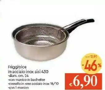 Galassia Friggitrice In Acciaio Inox Aisi 430 offerta