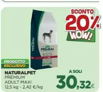 L´Isola dei Tesori Naturalpet Premium Adult Maxi offerta
