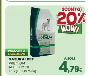Naturalpet Premium Adult Mini 1500g