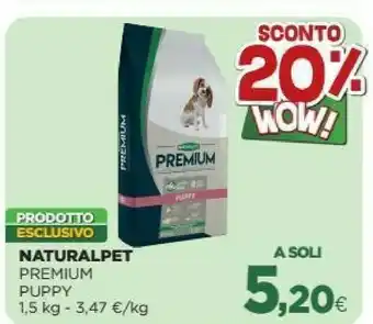 L´Isola dei Tesori Naturalpet Premium Puppy 1500g offerta