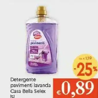 Galassia Selex Detergente Pavimenti Lavanda offerta