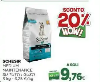 L´Isola dei Tesori Schesir Medium Maintenance 3000g offerta