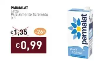 Prezzemolo e Vitale PARMALAT Latte Parzialmente Scremato lt 1 offerta