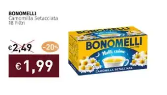 Prezzemolo e Vitale BONOMELLI Camomilla Setacciata 18 Filtri offerta