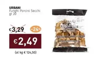 Prezzemolo e Vitale URBANI Funghi Porcini Secchi gr 20 offerta