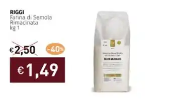 Prezzemolo e Vitale RIGGI Farina di Semola Rimacinata kg 1 offerta