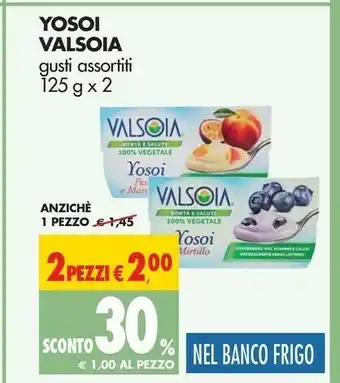 Tigros Valsoia Yosoi Cocco 100% Vegetale 250 G(ml) offerta