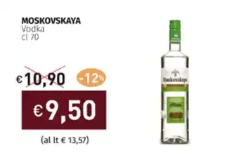 Prezzemolo e Vitale MOSKOVSKAYA Vodka cl 70 offerta