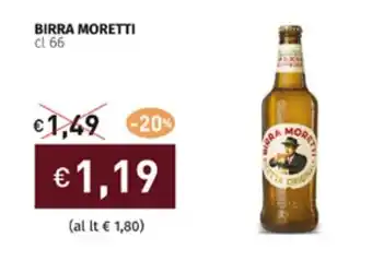 Prezzemolo e Vitale BIRRA MORETTI cl 66 offerta