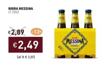 Prezzemolo e Vitale BIRRA MESSINA cl 33x3 offerta