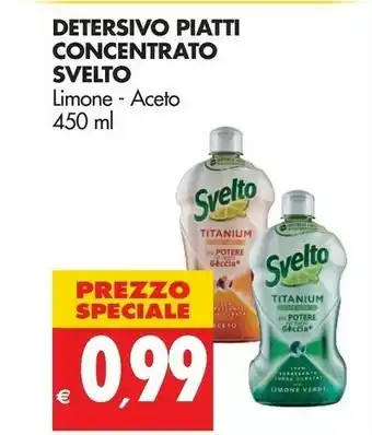 Tigros Svelto 8710847990755 Detersivo Per Piatti Gel 450 Ml offerta