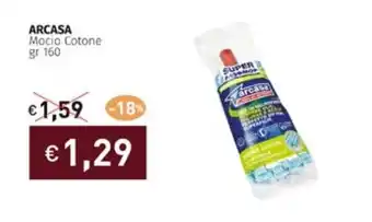 Prezzemolo e Vitale ARCASA Mocio Cotone gr 160 offerta