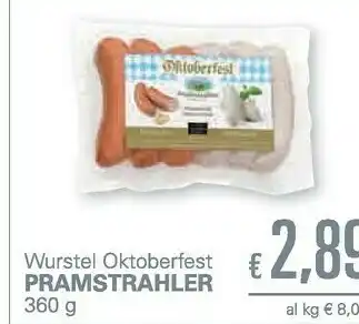 Unes Pramstrahler Wurstel Oktoberfest 360 G offerta