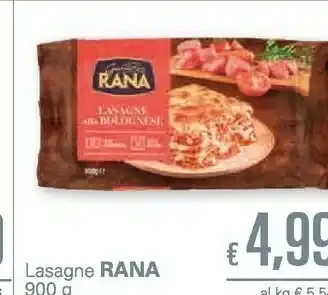 Unes Rana Lasagne 900 G offerta