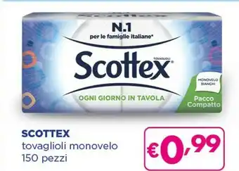 Acqua & Sapone Scottex Tovaglioli Monovelo offerta