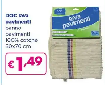 Acqua & Sapone DOC Lava Pavimenti Panno offerta