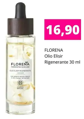 Acqua & Sapone Florena Olio Elisir Rigenerante 30 Ml offerta