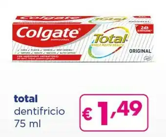 Acqua & Sapone Colgate Dentifricio Total offerta