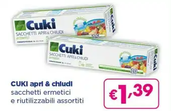 Acqua & Sapone Cuki Apri & Chiudi Sacchetti Ermetici offerta