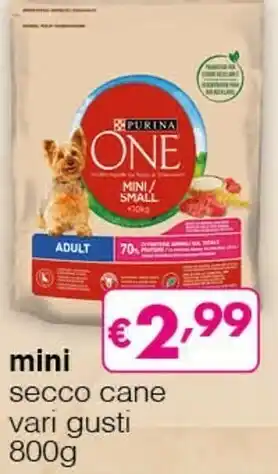 Acqua & Sapone Purina Mini Secco Cane offerta