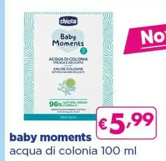 Acqua & Sapone Chicco Baby Moments Acqua Di Colonia offerta