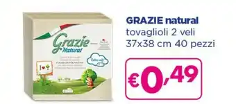Acqua & Sapone Grazie Natural Tovaglioli offerta