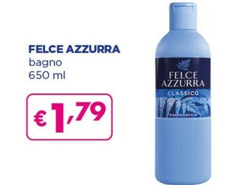 Acqua & Sapone Felce Azzurra Bagnoschiuma 650 Ml offerta