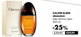Acqua & Sapone Calvin Klein Obsession Donna 100 Ml offerta