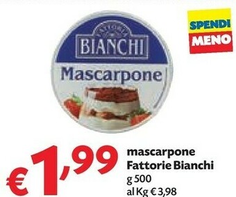 Pam Fattorie Bianchi Mascarpone offerta