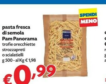 Pam Pam & Panorama - Fusilli N. 98 500 G(ml) offerta