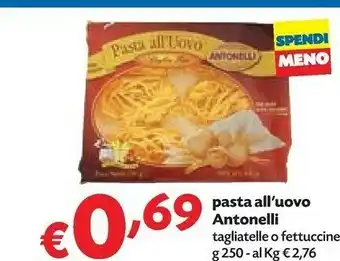 Pam Antonelli Pasta All Uovo offerta