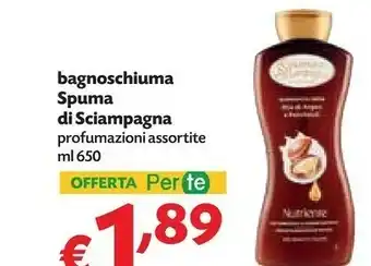 Pam Spuma di Sciampagna Bagnoschiuma offerta