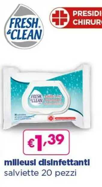 Acqua & Sapone Pampers Milleusi Disinfettanti Salviette offerta