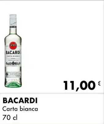 Iper Tosano BACARDI Carta bianca 70 cl offerta