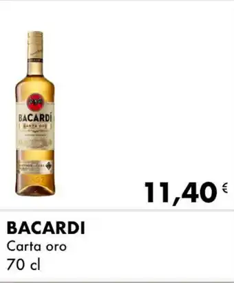 Iper Tosano BACARDI Carta oro 70 cl offerta