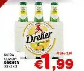 Crai Dreher Birra Lemon offerta