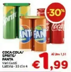 Crai Coca Cola Sprite / Fanta offerta