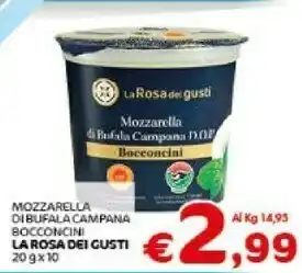 Crai La Rosa Dei Gusti Mozzarella Di Bufala Campana Bocconcini offerta