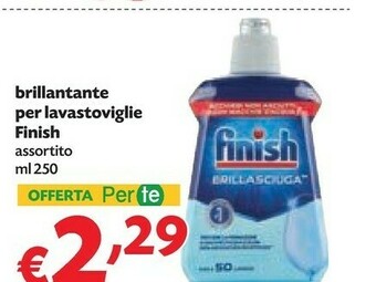 Pam Finish Brillantante Per Lavastoviglie offerta