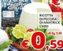 Crai Ricotta Di Pecora Di Amatrice offerta