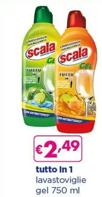 Acqua & Sapone Scala Tutto In 1 Lavastoviglie 750 Ml offerta