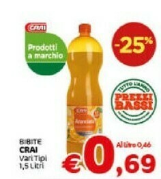 Crai Crai Bibite offerta